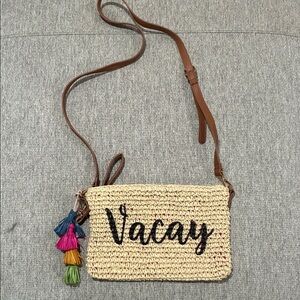 Stylish Tan and Multicolor Crossbody Bag